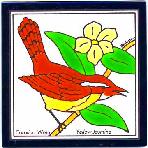 Carolina Wren Tile,Carolina Wren Wall Plaque,Carolina Wren Trivet