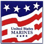 Armed Forces and Military Gift Tile Wall Plaques, U.S. Marines Wall Plaque by Besheer Art Tile